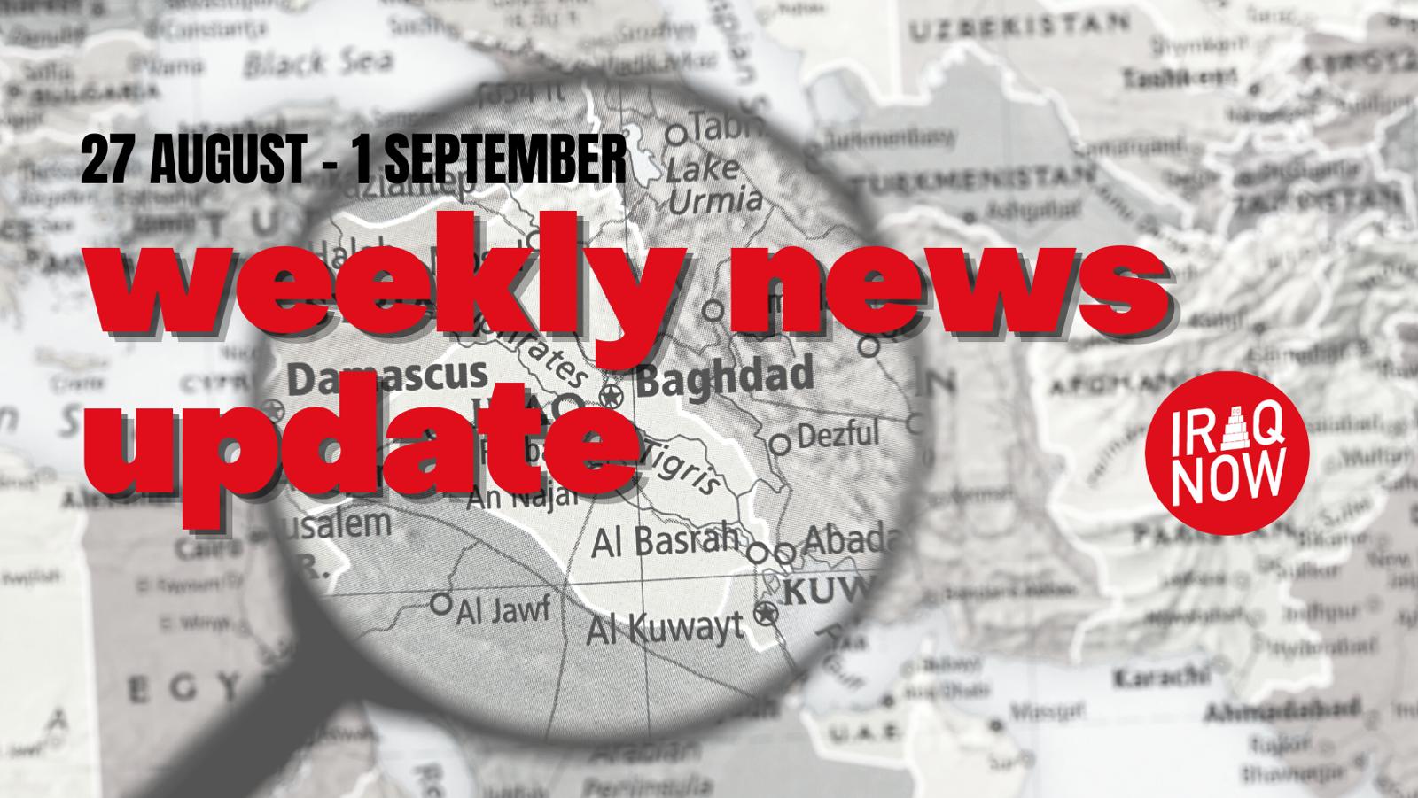 Weekly News update August 28-September 2